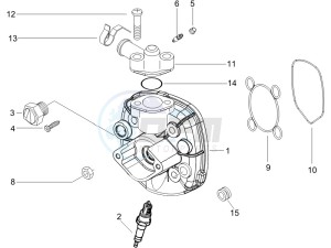 Runner 50 Pure Jet SC (UK) UK drawing Cylinder head cover