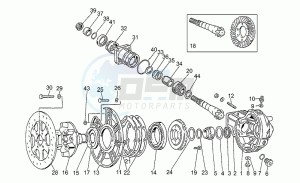 V 75 750 PA Vecchio Tipo PA Vecchio Tipo drawing Bevel gear