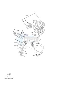 YP125R X-MAX125 X-MAX125 (2ABG 2ABG) drawing INTAKE