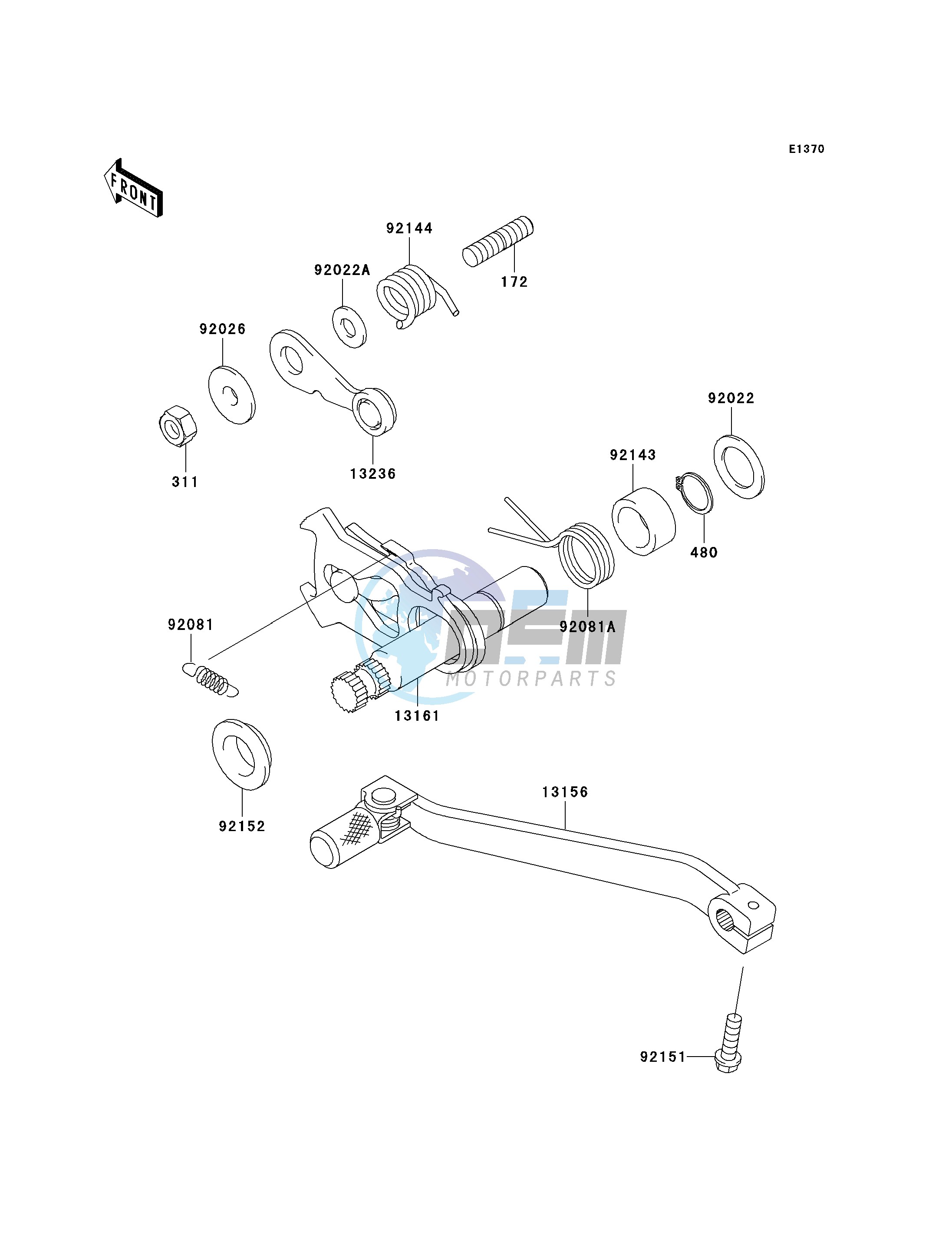 GEAR CHANGE MECHANISM