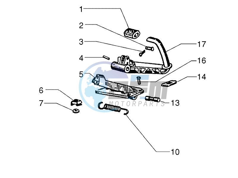 Control pedals - Levers