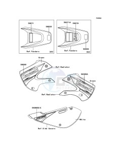 KX65 KX65ABF EU drawing Labels