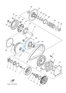 YFM700FWBD YFM70KPHG KODIAK 700 EPS HUNTER (2SM7) drawing CLUTCH