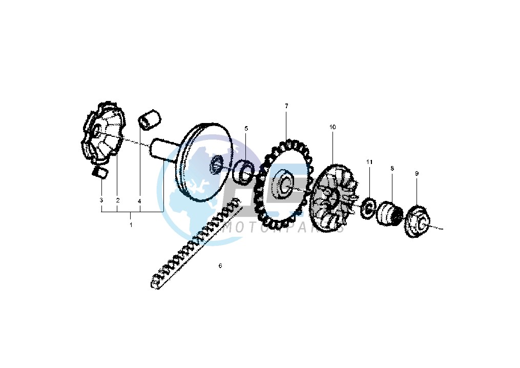 Driving pulley - Belt