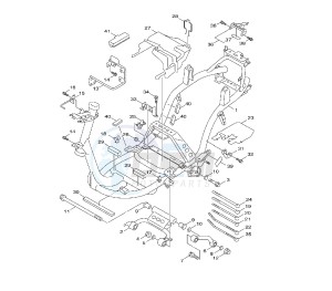 NXC CYGNUS X 125 drawing FRAME