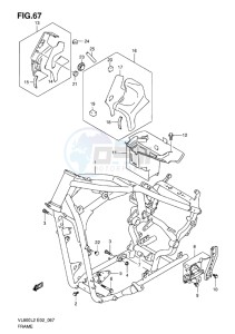 VL800C INTRUDER EU drawing FRAME