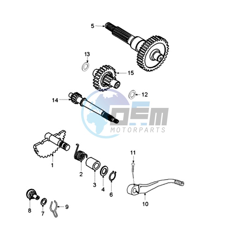 DRIVE SHAFTS / KICKSTARTER