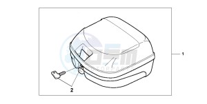 SZX50S X8R-S drawing TOP BOX 26L