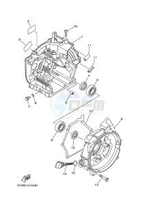 EF3000ISE GASOLINE I 177 (7CHS 7CHS) drawing CRANKCASE