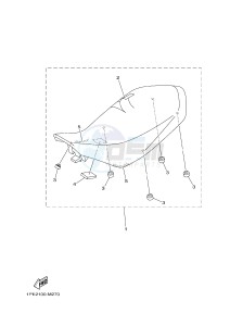 YFM700R YFM70RSBG RAPTOR 700R (2LS7) drawing SEAT