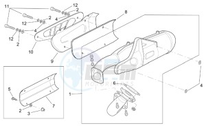 SR 125-150 drawing Exhaust unit