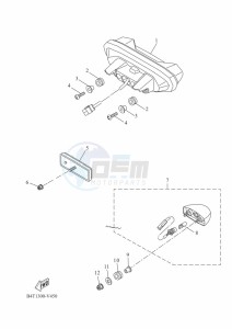 TRACER 7 35KW MTT690-U (B5T2) drawing TAILLIGHT