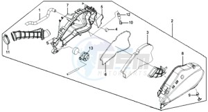 MIO 100 HU10W8-F drawing AIRFILTER