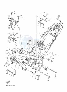 MT-03 MTN320-A (B6W3) drawing FRAME