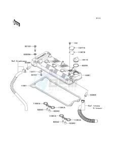 JT 1500 F [ULTRA 260LX] (F9F) F9F drawing CYLINDER HEAD COVER