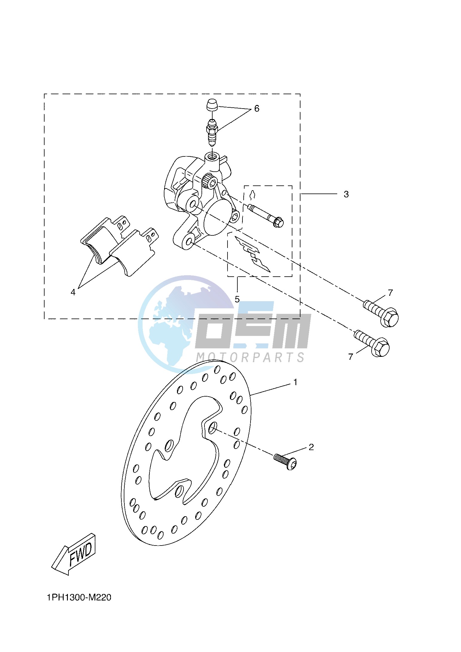 FRONT BRAKE CALIPER