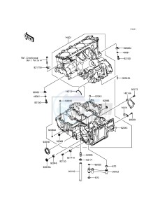 ZZR1400 ABS ZX1400FFFA FR GB XX (EU ME A(FRICA) drawing Crankcase