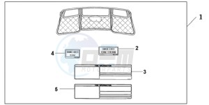 GL1800A Australia - (U) drawing INNER TRUNK LID ORG