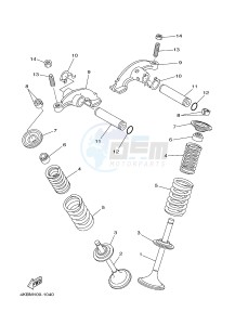 YFM350 YFM35RD RAPTOR 350 (1BSA 1BS9) drawing VALVE