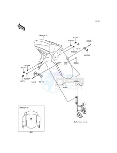 VERSYS_650_ABS KLE650FFF XX (EU ME A(FRICA) drawing Front Fender(s)