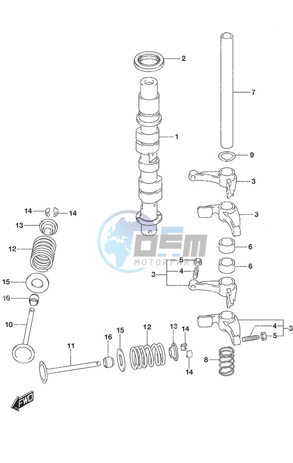 Camshaft Non-Remote Control