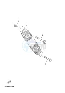 YN50FT YN50FT (2AC6) drawing REAR SUSPENSION