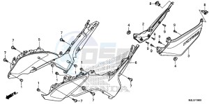 NC700SDE NC700SD 2ED - (2ED) drawing SIDE COVER