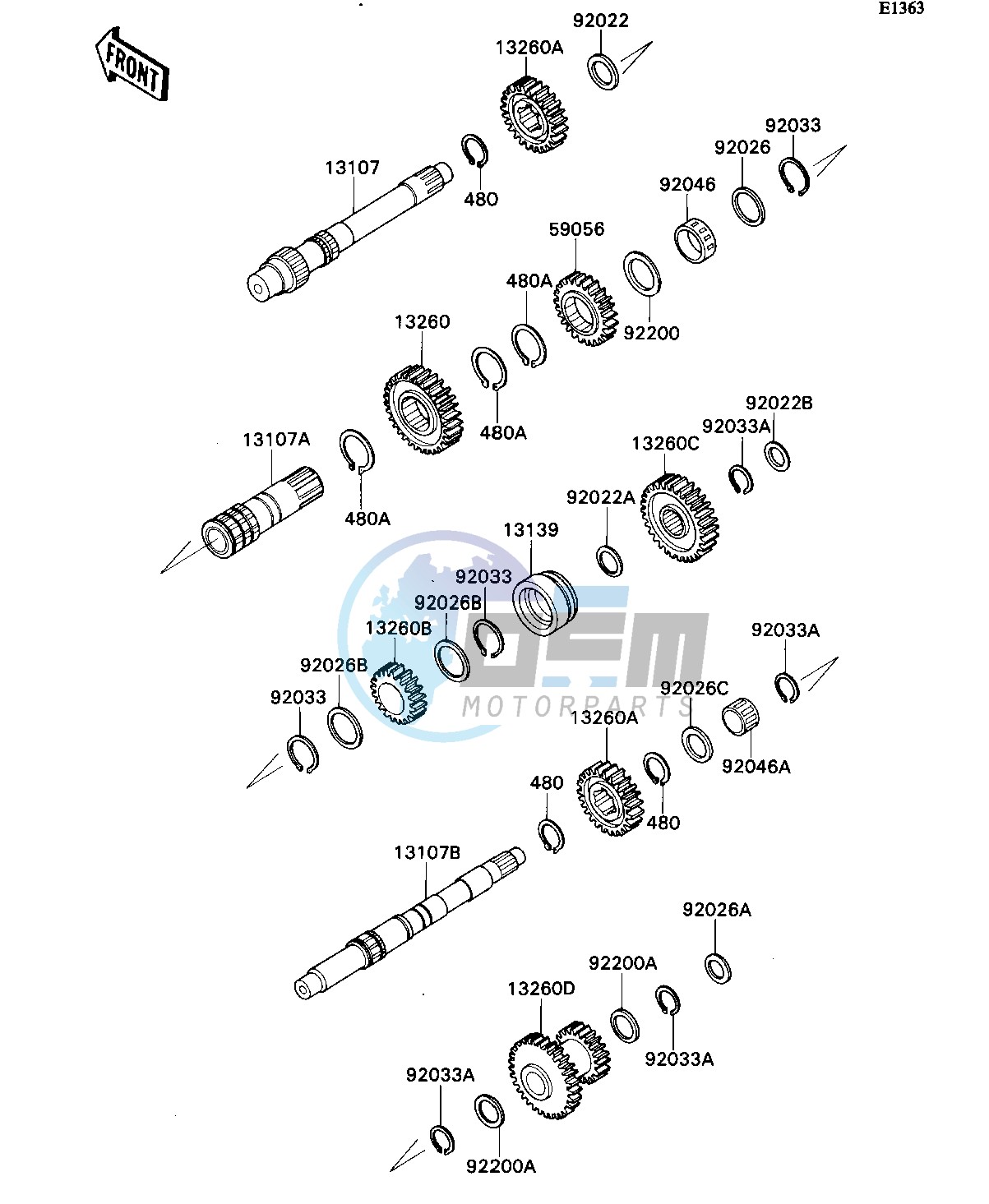 HI LOW SHAFT_4WD SHAFT