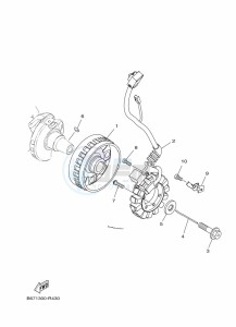 MT-10 MTN1000 (B67P) drawing GENERATOR