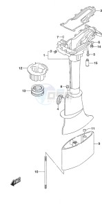 DF 6A drawing Drive Shaft Housing