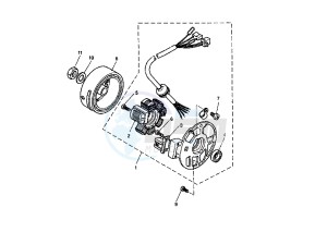 YQ AEROX 100 drawing GENERATOR