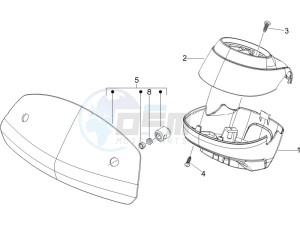 GTV 250 ie drawing Handlebars coverages