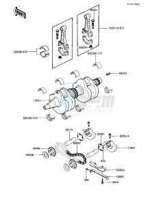 KZ 440 A [LTD] (A2-A4) [LTD] drawing CRANKSHAFT_BALANCER -- 81-83 A2_A3_A4- -