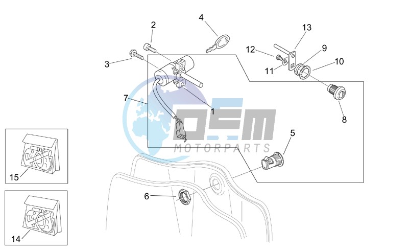 Decal and lock hardware kit