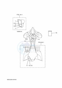 YFZ450R (BKDL) drawing EMBLEM & LABEL 1