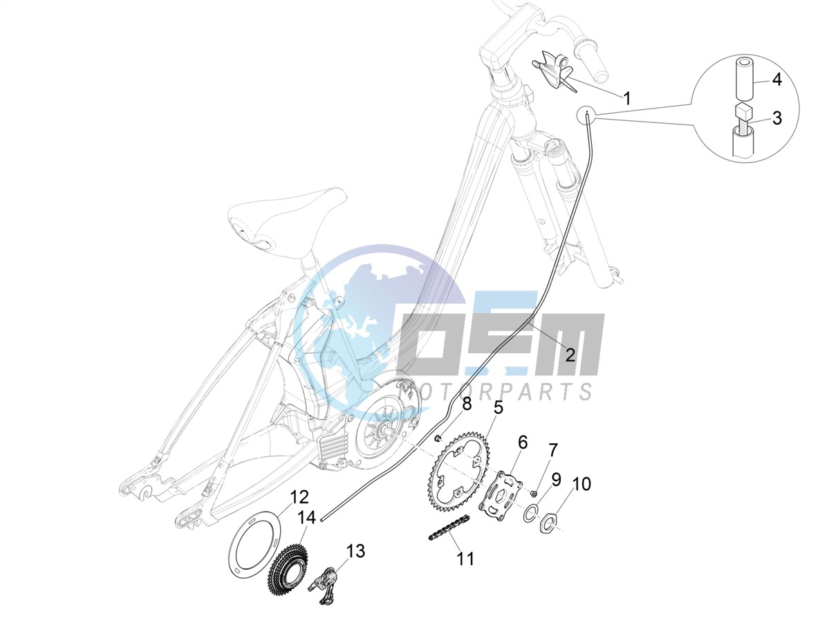 Gear shift (SHIMANO)