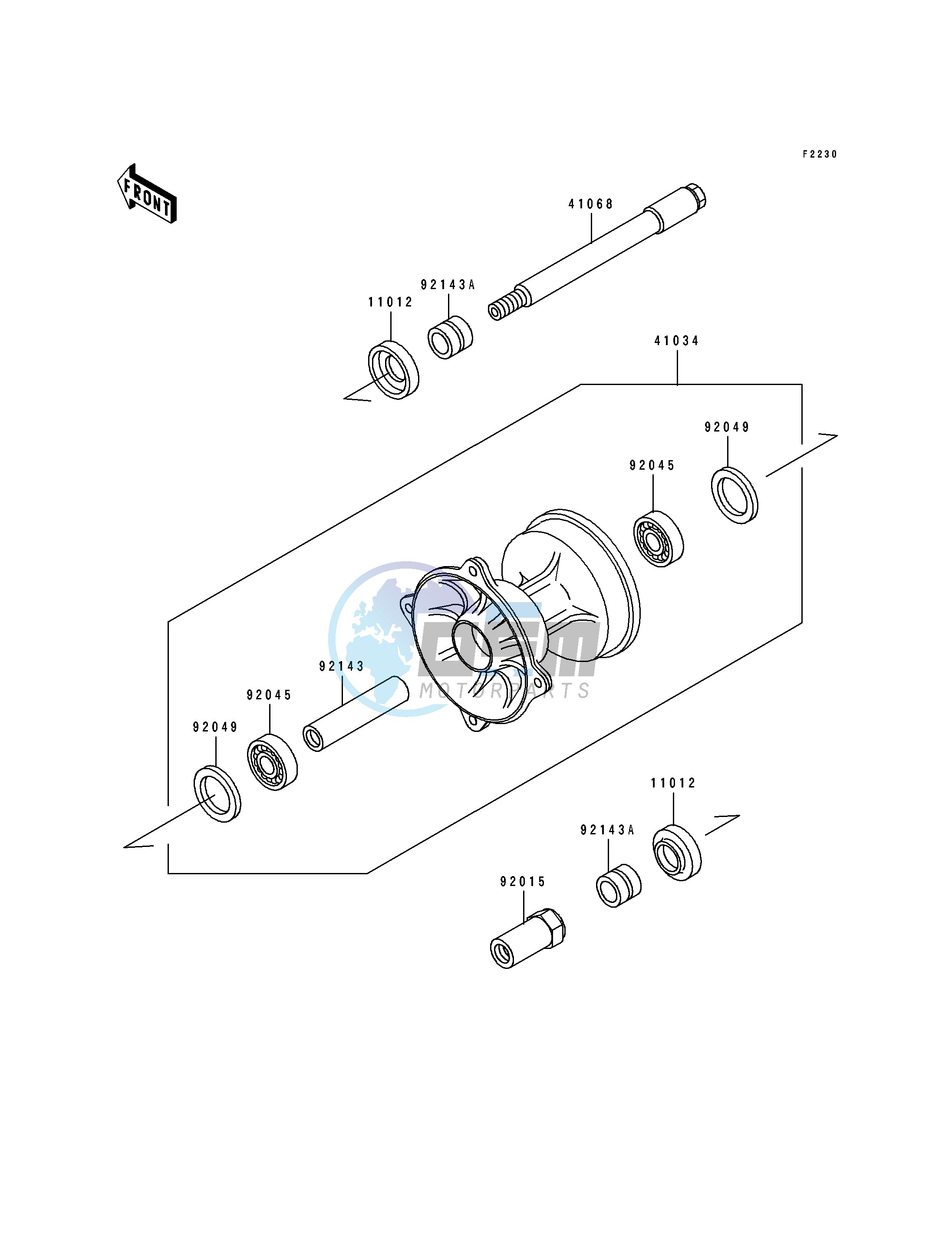 FRONT HUB