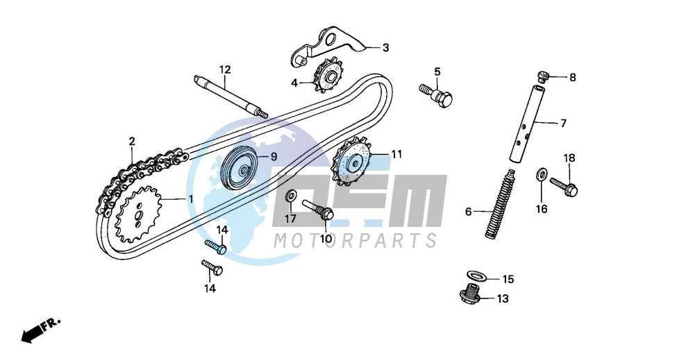 CAM CHAIN/TENSIONER