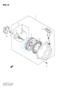 LT-F250 (E17) drawing RECOIL STARTER