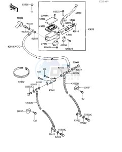 ZG 1000 A [CONCOURS] (A1-A3) [CONCOURS] drawing FRONT MASTER CYLINDER