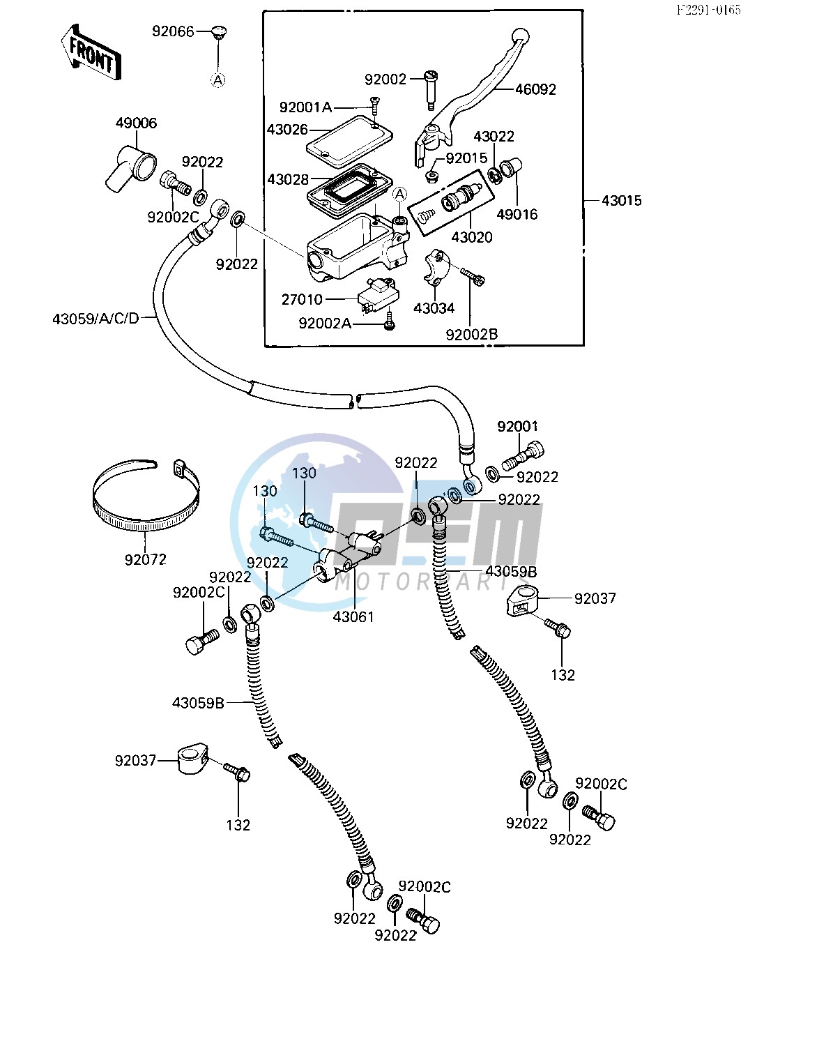 FRONT MASTER CYLINDER