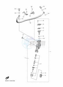 WR450F (BDBC) drawing REAR MASTER CYLINDER