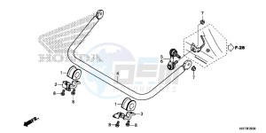 TRX420FA6G TRX420 Europe Direct - (ED) drawing STABILIZER