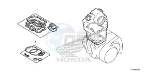 CBR125RTF CBR125RT UK - (E) drawing GASKET KIT A