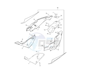 TZR 50 drawing SIDE COVERS 2AS3