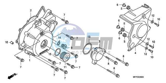 LEFT CRANKCASE COVER