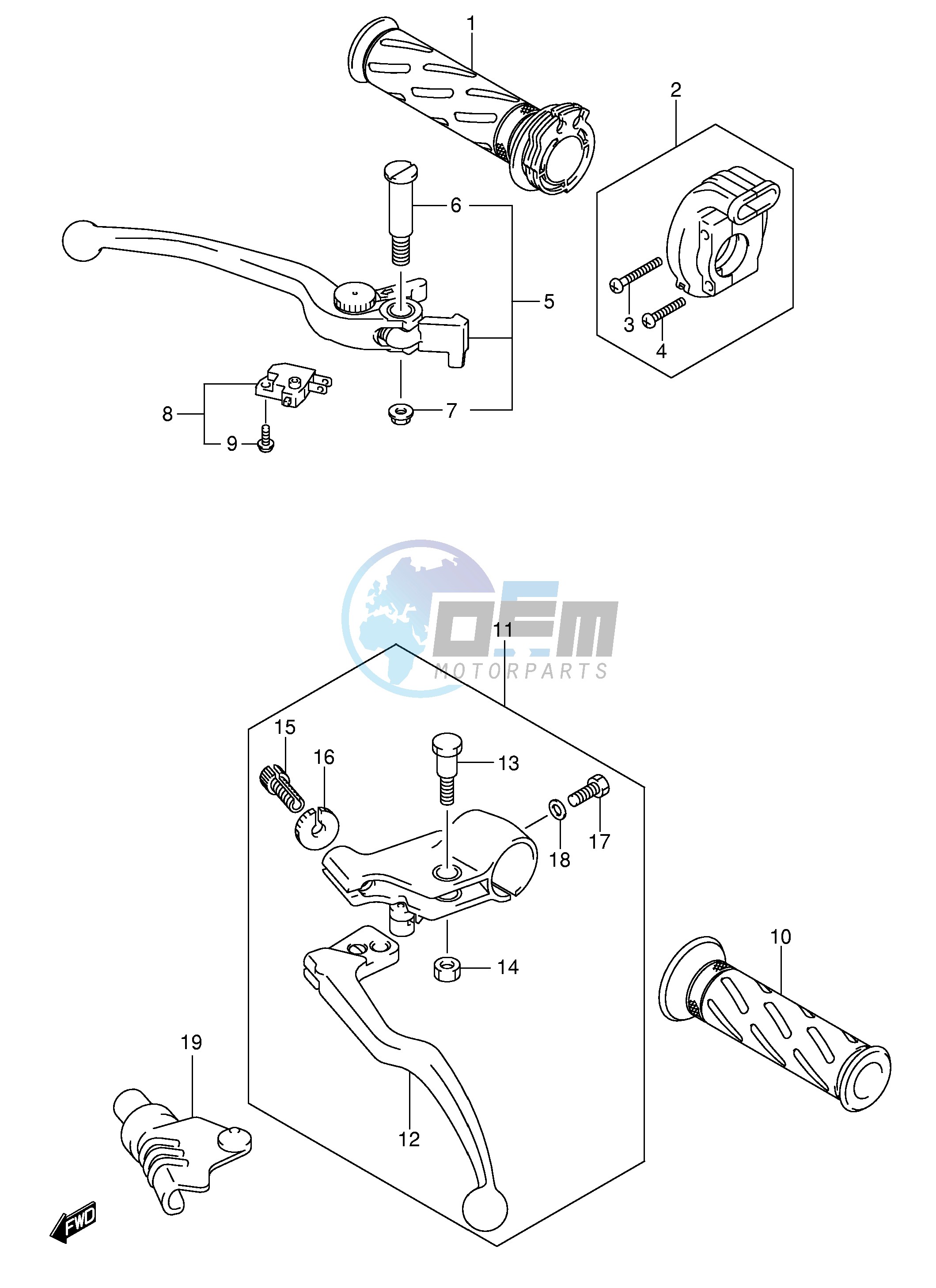 HANDLE LEVER (MODEL K3 K4 K5 K6)