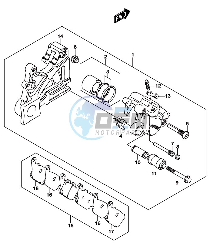 REAR CALIPER