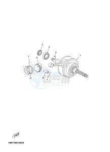 YP125RA (ABS) X-MAX125 ABS X-MAX (2DMA 2DMA) drawing CRANKSHAFT & PISTON