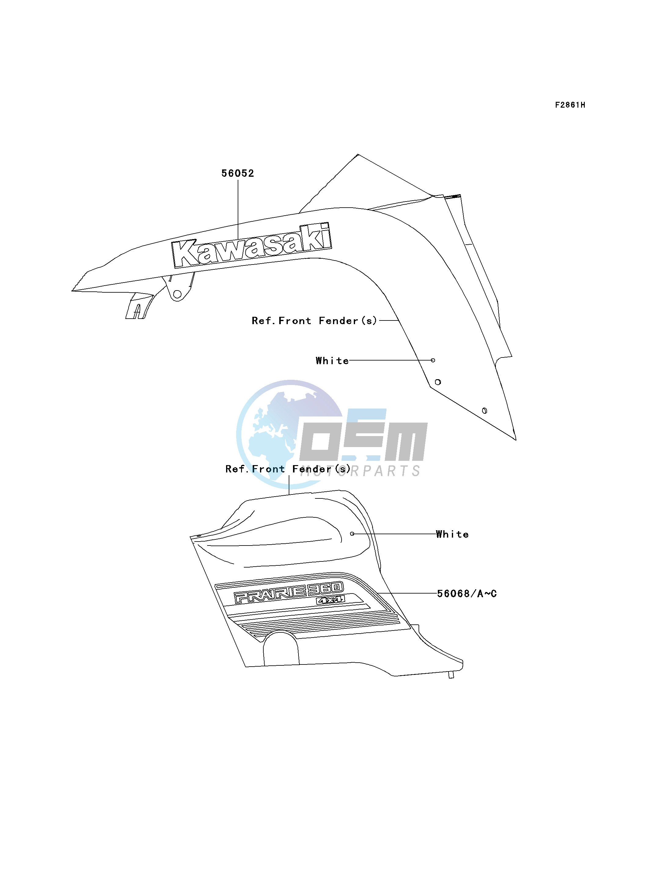 DECALS-- WHITE- --- A9F- -